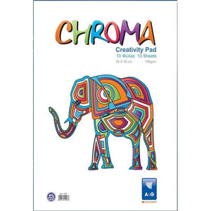 Μπλοκ Κολάζ Chroma Πολύχρωμο