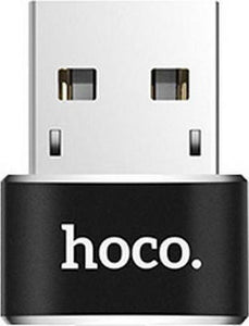 Μετατροπέας USB-A male σε USB-C female Hoco UA6