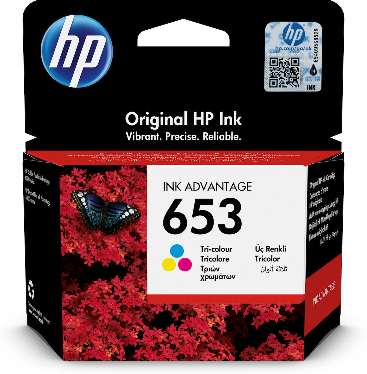 Μελάνι Εκτυπωτή InkJet HP 653