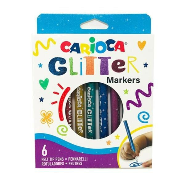 Μαρκαδόροι Ζωγραφικής Carioca Glitter