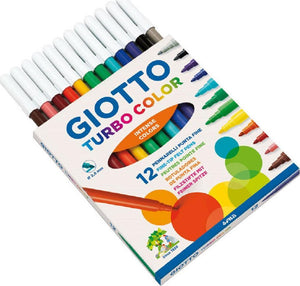 Μαρκαδόροι GIOTTO TURBO Color 12 χρώματα