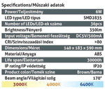 Φόρτωση εικόνας στο εργαλείο προβολής Συλλογής, Avide LED Φωτιστικό Γραφείου Δερμάτινο με Ημερολόγιο Καφέ 6W
