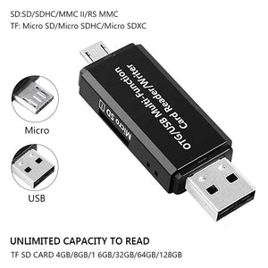 Μετατροπέας USB 2in1 Micro Card Reader