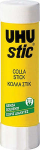 Κόλλα UHU Stick για χαρτί χωρίς διαλύτες