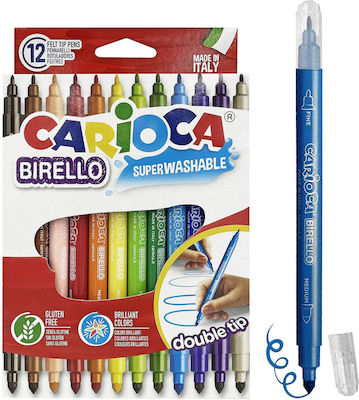 Μαρκαδόροι Double Tip Carioca Birello