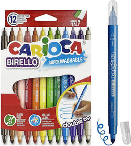 Μαρκαδόροι Double Tip Carioca Birello