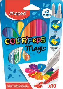 Μαρκαδόροι MAPED COLOR'PEPS Magic 10 χρώματα